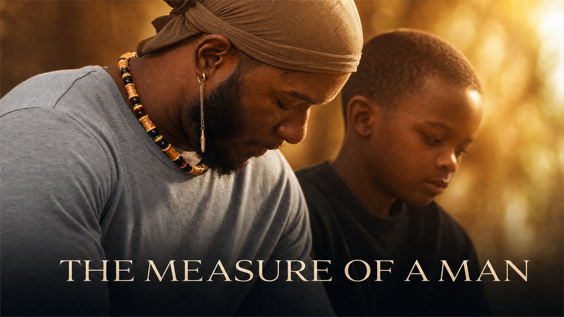 A father and son in The Measure of a Man